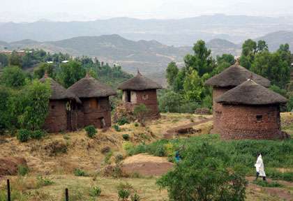 Village ethiopien