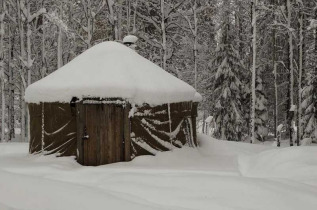 Finlande - La taiga en hiver - le sauna