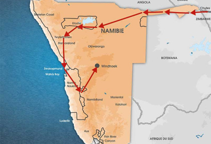 Namibie - Circuit Regroupé francophone Visions Australes de Victoria Falls à Windhoek