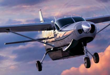 Cessna en vol © Elewana