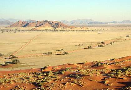 pistes du Namib