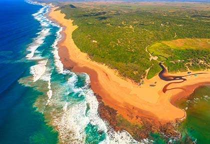 plage du Kwazulu-natal