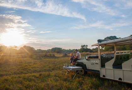 safaris bivouac au Botswana
