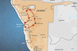 Namibie - Carte Circuit Privatif Charmes de Namibie