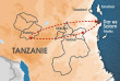 Tanzanie - Carte safari le Sud sauvage en version luxe