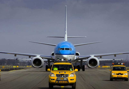KLM -  Avion au sol