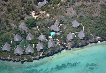 Zanzibar - Ungula Lodge - Vue aérienne