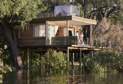 Zimbabwe - Chutes Victoria - Victoria Falls River Lodge - Starbed Treehouse