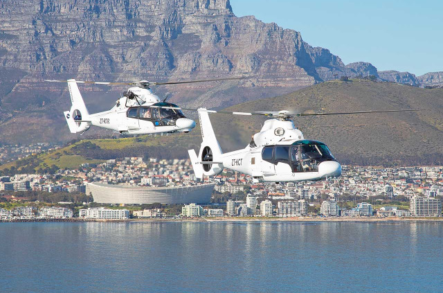Afrique du Sud - Cape Town - Survol en Hélicoptère ©Cape Town helicopters