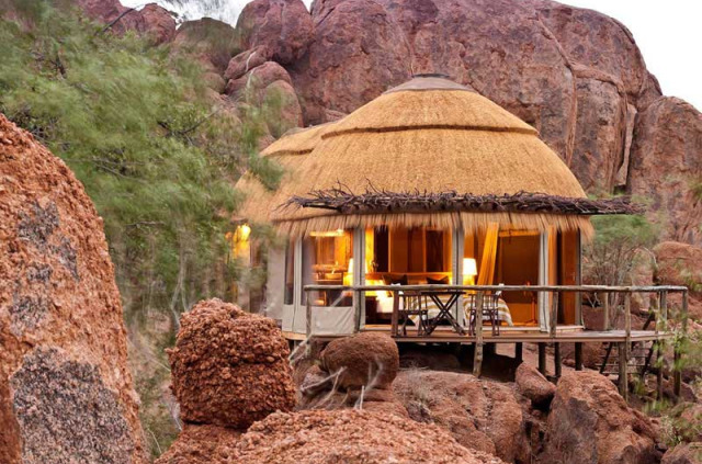 Namibie - Twyfelfontein - Mowani Mountain Camp 