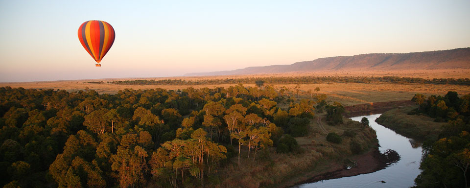 Survol de la Mara en montgolfière © Governors Camp