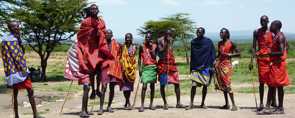 Danse traditionnelle des guerriers masais